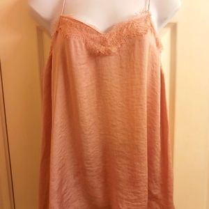 Light pink silky cami